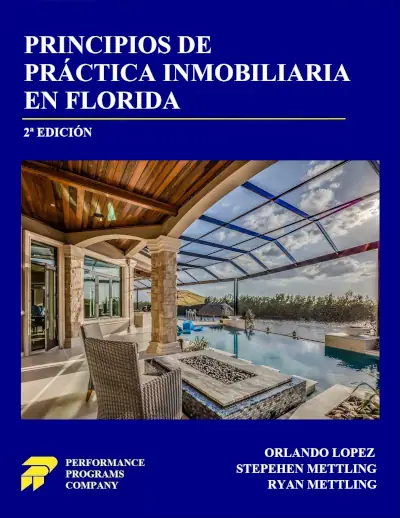Principios de Practica Inmobiliaria en Florida